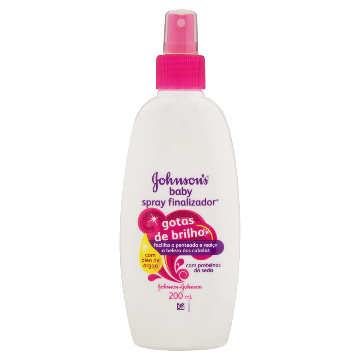 Finalizador Spray Johnsons Baby Gotas De Brilho Frasco 200ml