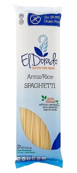 Massa Alimenticia De Arroz Tipo Espaguete 250g El Dorado