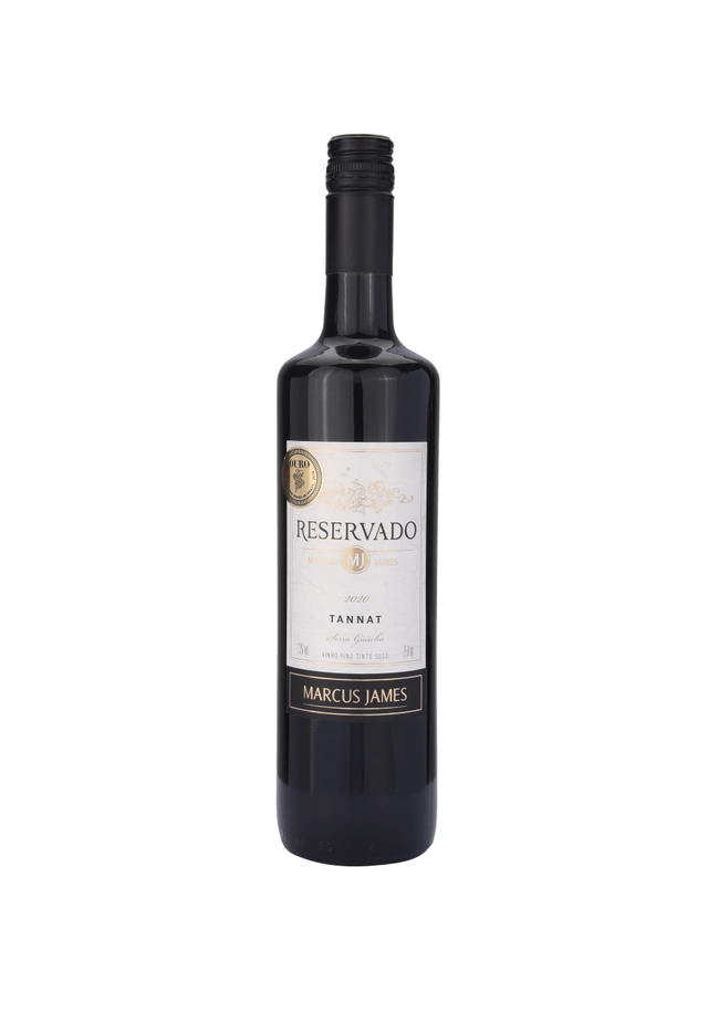 Vinho Brasileiro Tinto Seco Marcus James Tannat Serra Gaúcha Garrafa 750ml