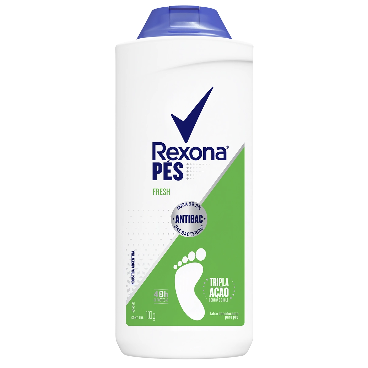 Talco Desodorante Para Os Pés Fresh Rexona Frasco 100g