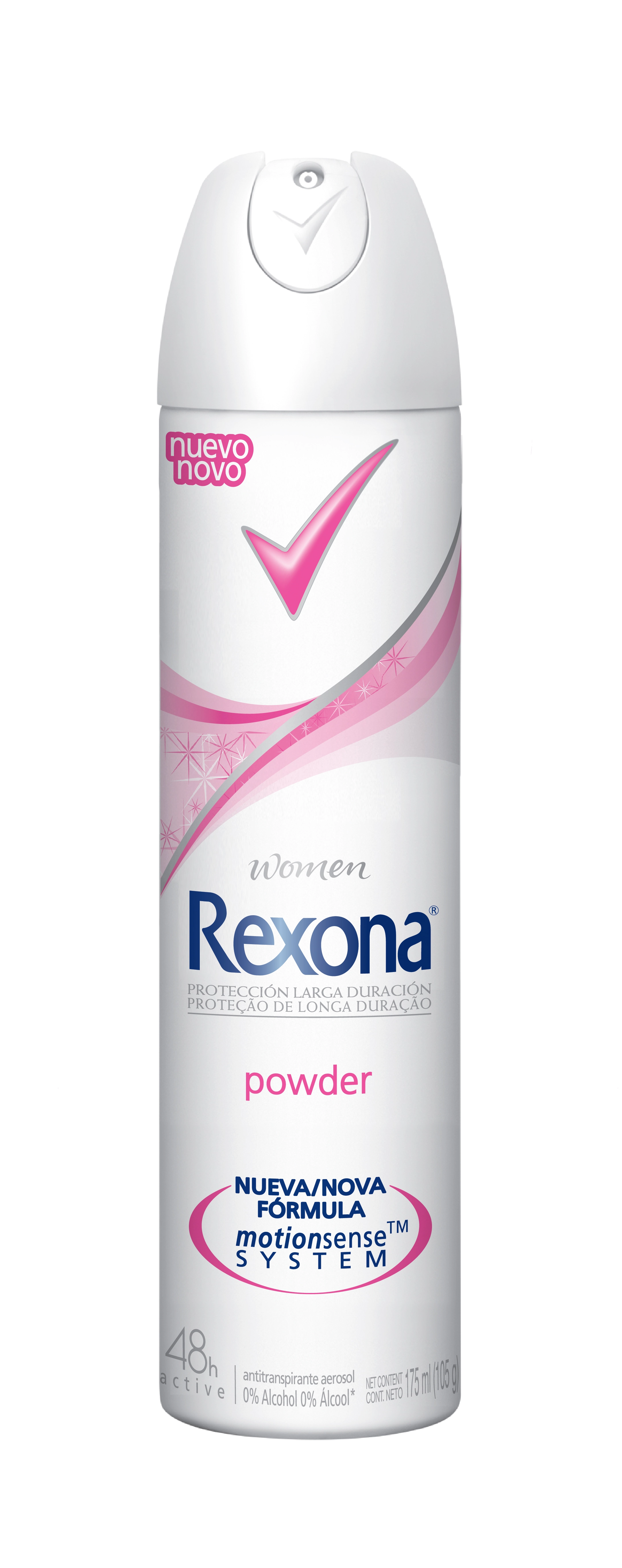 Desodorante Antitranspirante Aerosol Rexona Women Powder 175ml