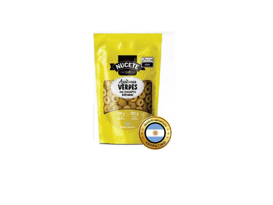 Azeitona Verde Fatiada Nucete 120g