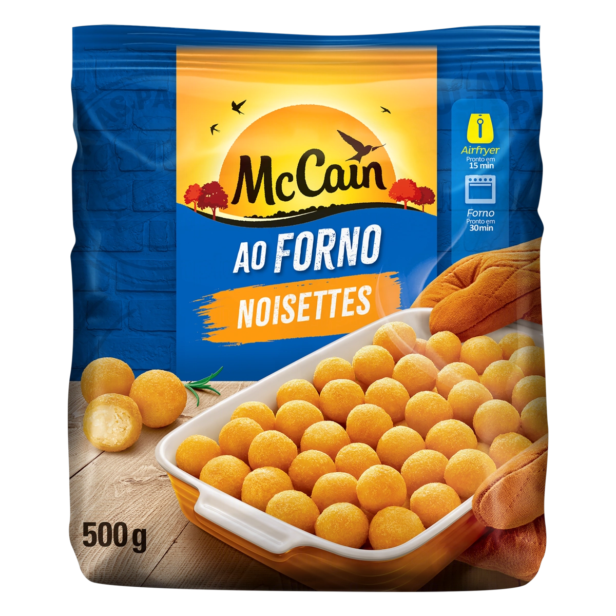 Batata Mccaim Noisettes Jamon 500g