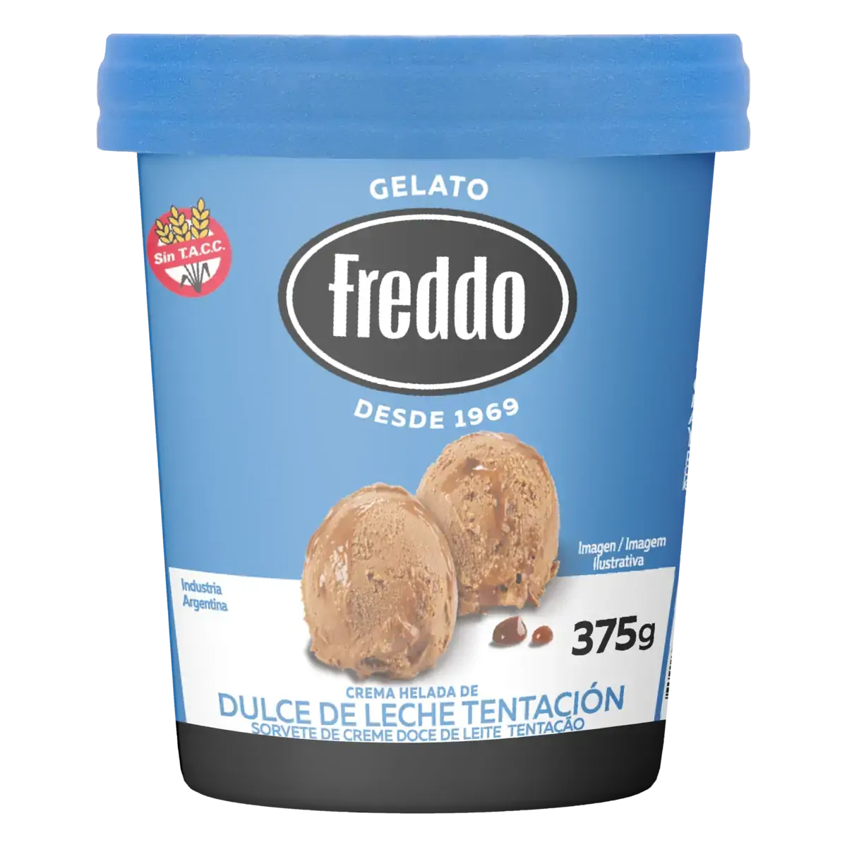 Sorvete Doce De Leite Tentação Freddo Pote 375g