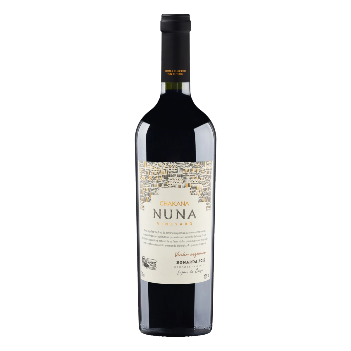 Vinho Argentino Tinto Seco Orgânico Nuna Vineyard Chakana Bonarda Lujan De Cuyo Garrafa 750ml