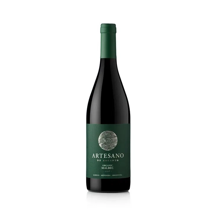 Vinho Artesano De Argento Org 750ml Malbec