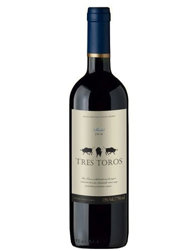Vinho Chil.tres Toros 750ml Merlot