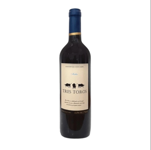 Vno Tres Toros Malbec 12x750ml