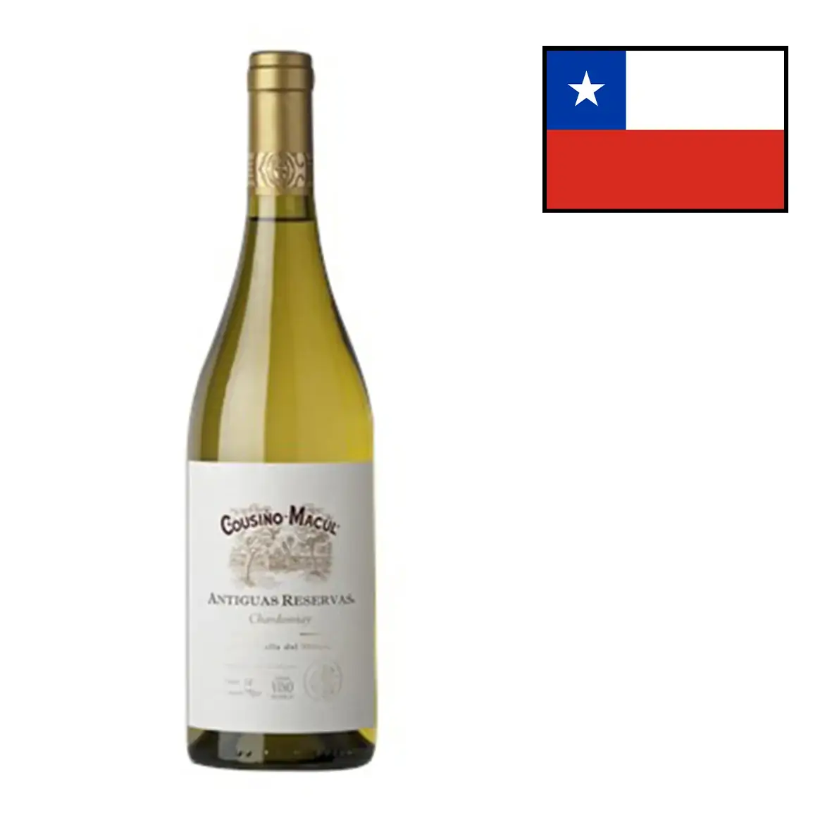 Vinho Chileno Branco Seco Cousiño Macul Don Luis Chardonnay Garrafa 750ml