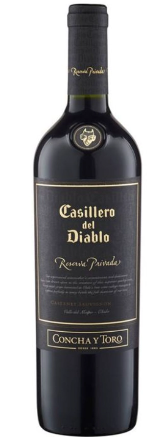 Vinho Chileno Tinto Seco Reserva Privada Casillero Del Diablo Cabernet Sauvignon Valle Del Maipo Gar