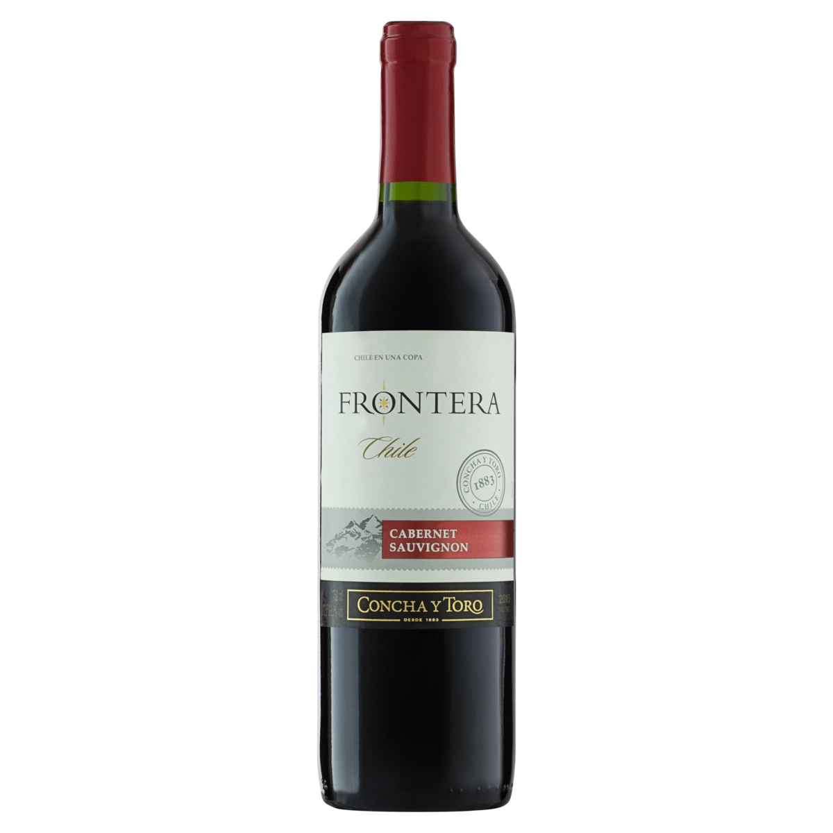 Vinho Chileno Tinto Meio Seco Frontera Cabernet Sauvignon Valle Central Garrafa 750ml
