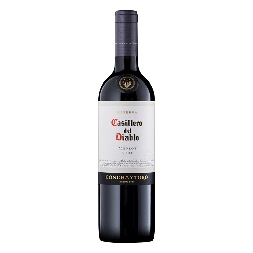 Vinho Chileno Tinto Seco Reserva Casillero Del Diablo Merlot Valle Central Garrafa 750ml