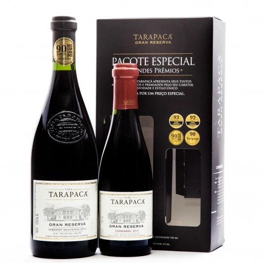 Kit Vh Tarapaca 1 Grf Gran 750ml E 1 Gran Carm 375ml