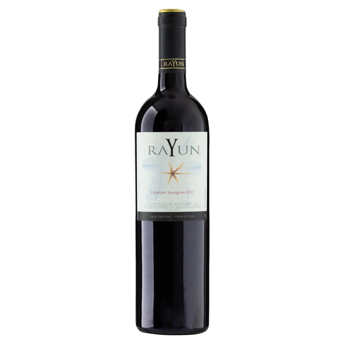 Vinho Chileno Tinto Seco Rayun Cabernet Sauvignon 2017 Valle Central Garrafa 750ml