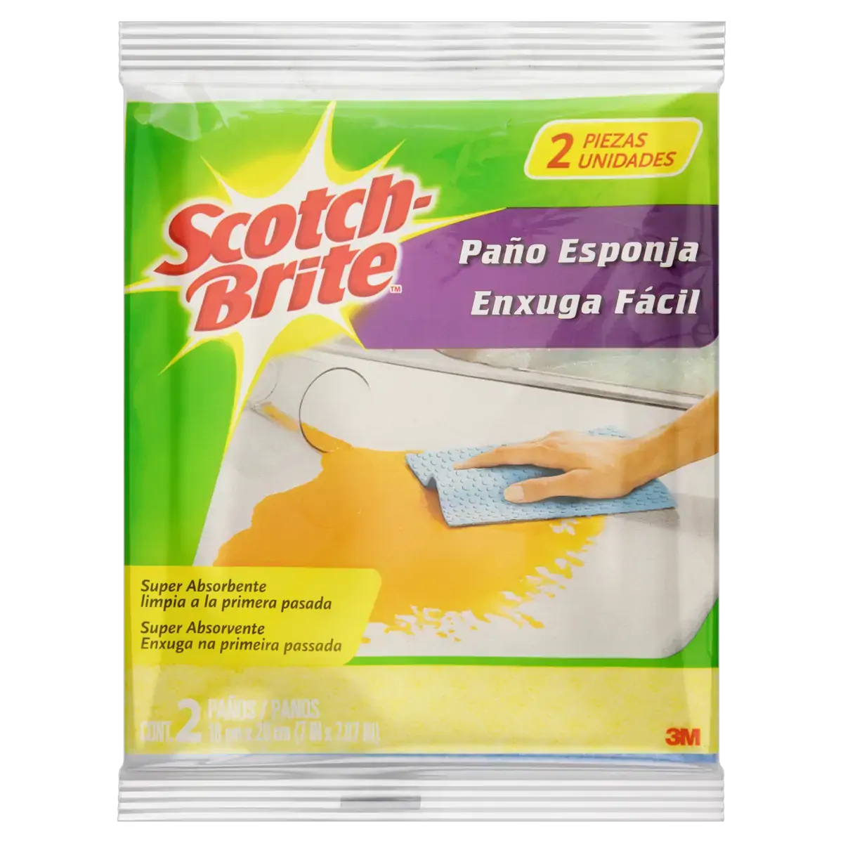 Pano Enxuga Fácil Scotch Brite 2 Unidades