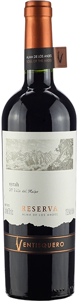 Vinho Chileno Tinto Seco Reserva Ventisquero Syrah Valle Del Maipo Garrafa 750ml