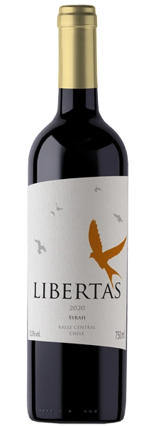 Vinho Fino Tinto Seco Syrah Cosecha 2020, Marca: Libertas, Lote: 030420, Grad. Alcoolica 12,5 Vol.,