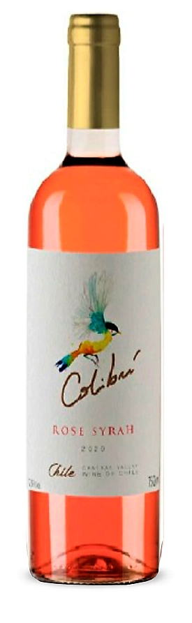 Vinho Fino Rose Seco Syrah Cosecha 2020, Marca: Colibri, Lote: 130420, Graduacao Alcoolica 12,5 Vol.