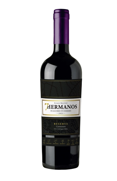 Vinho Chil.7 Hermanos Reserva Carmenere 750ml