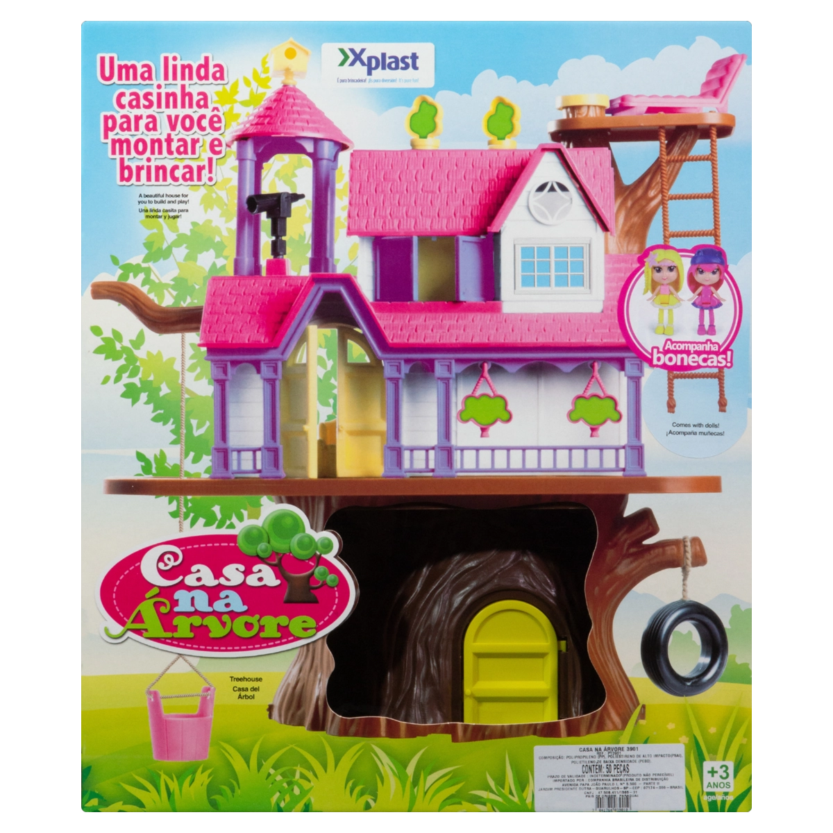 Casa Na árvore Xplast 50 Peças