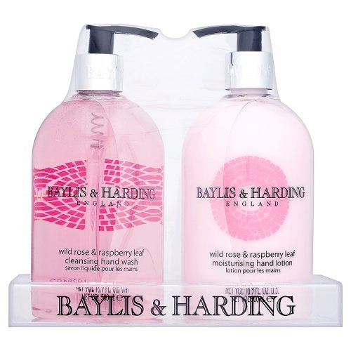 Baylis Harding Wild Rose Raspberry Leaf Hand Wash Hand Lotion Set