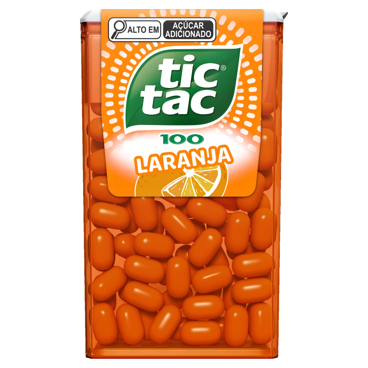 Pastilha Laranja Tic Tac Caixa 49g