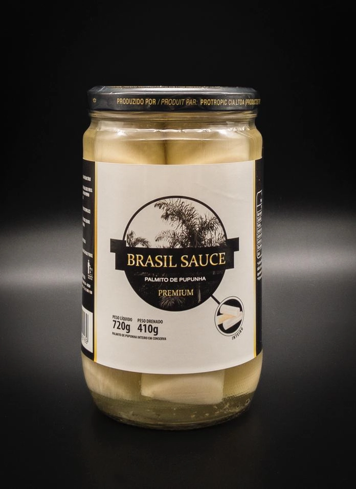 Palmito De Pupunha Brasil Sauce Inteiro Premiun 410g