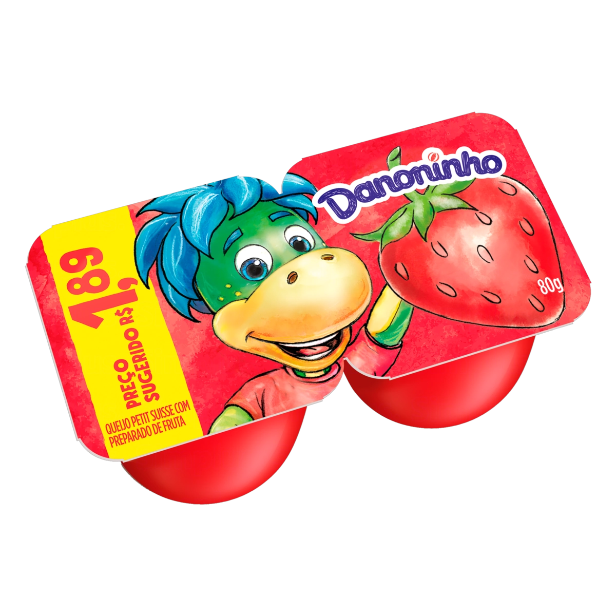 Petit Suisse Danoninho R 0,99 Morango C/2