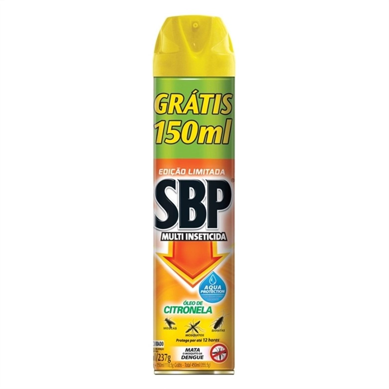 Inset Sbp Aerosol Citronela 450ml Gts 150ml