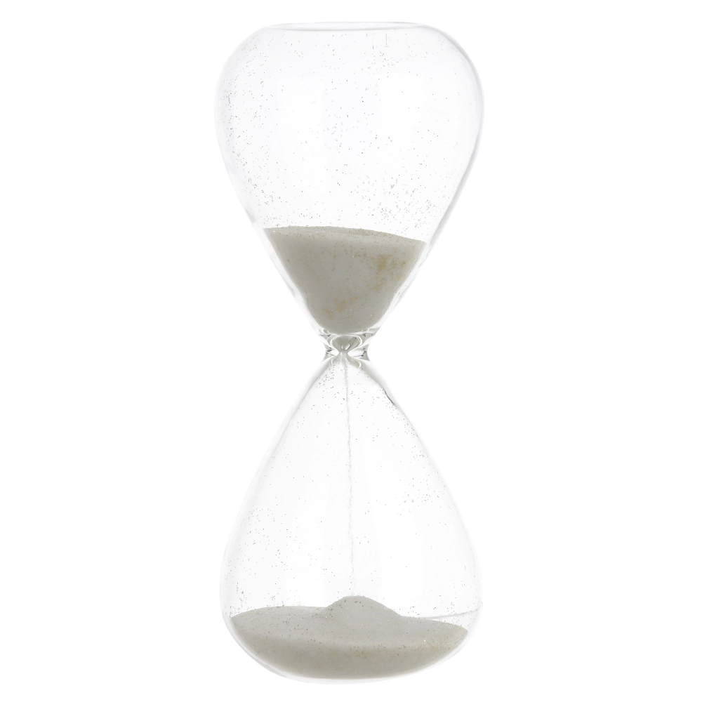 Ampulheta Decorativa Vidro 15 Minutos Dourado16cm 6.5d 75183001 Dea