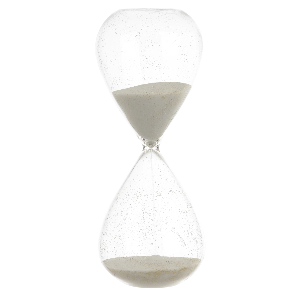 Ampulheta Vidro 30 Minutos Dourado 20cm 75184001 Dea