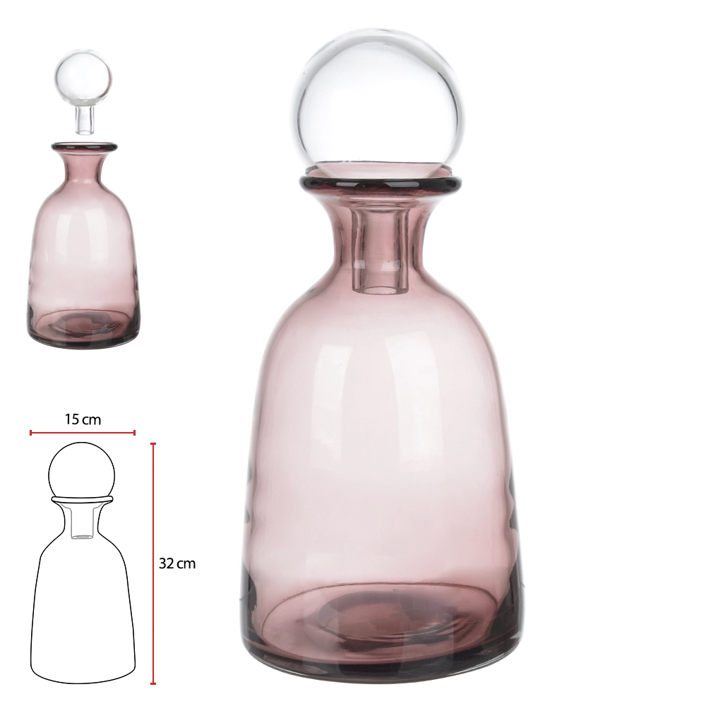 Vaso Vidro Roxo 32cm 75914002 Dea