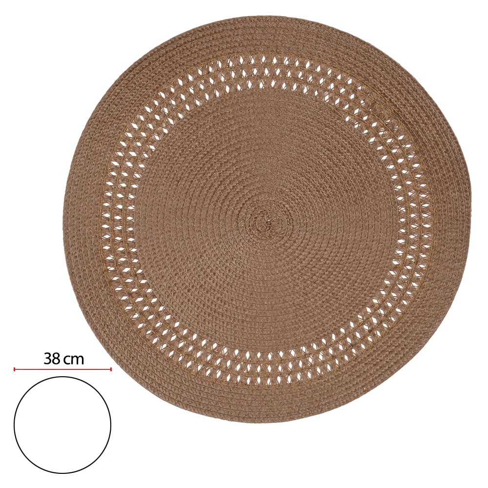 Lugar Americano Pp 38cm Luna Marrom 76027007 Dea