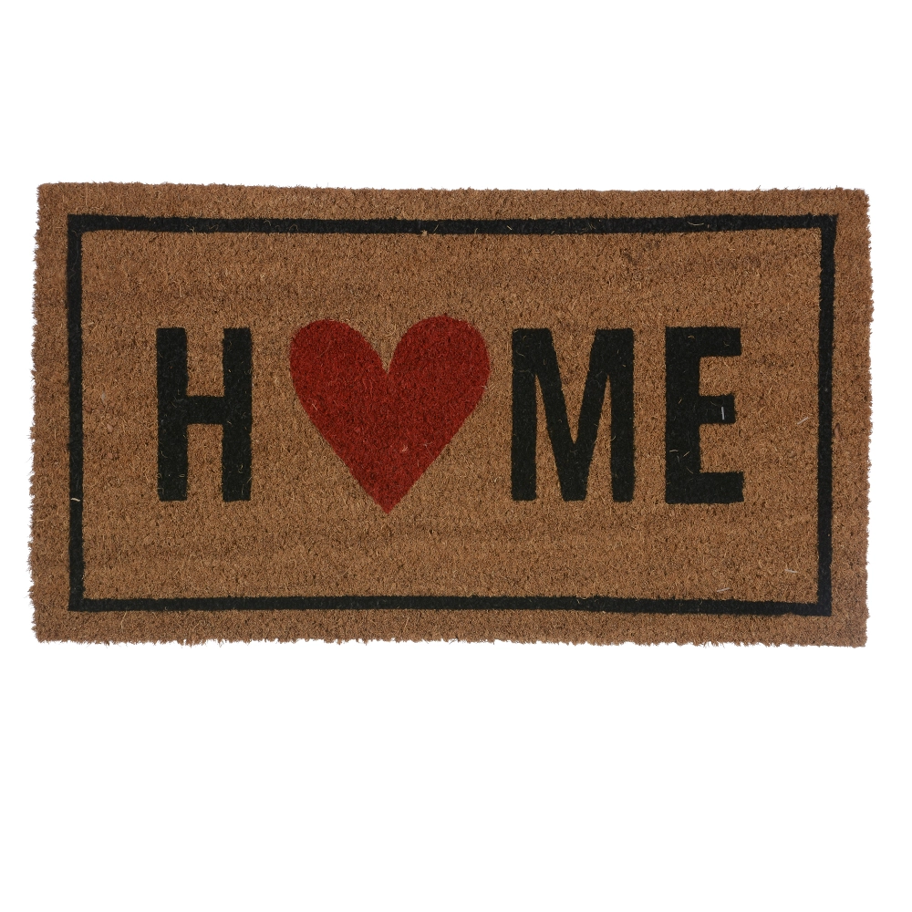 Capacho Fibra Coco Design Home Heart 33x60cm 77504006 Dea