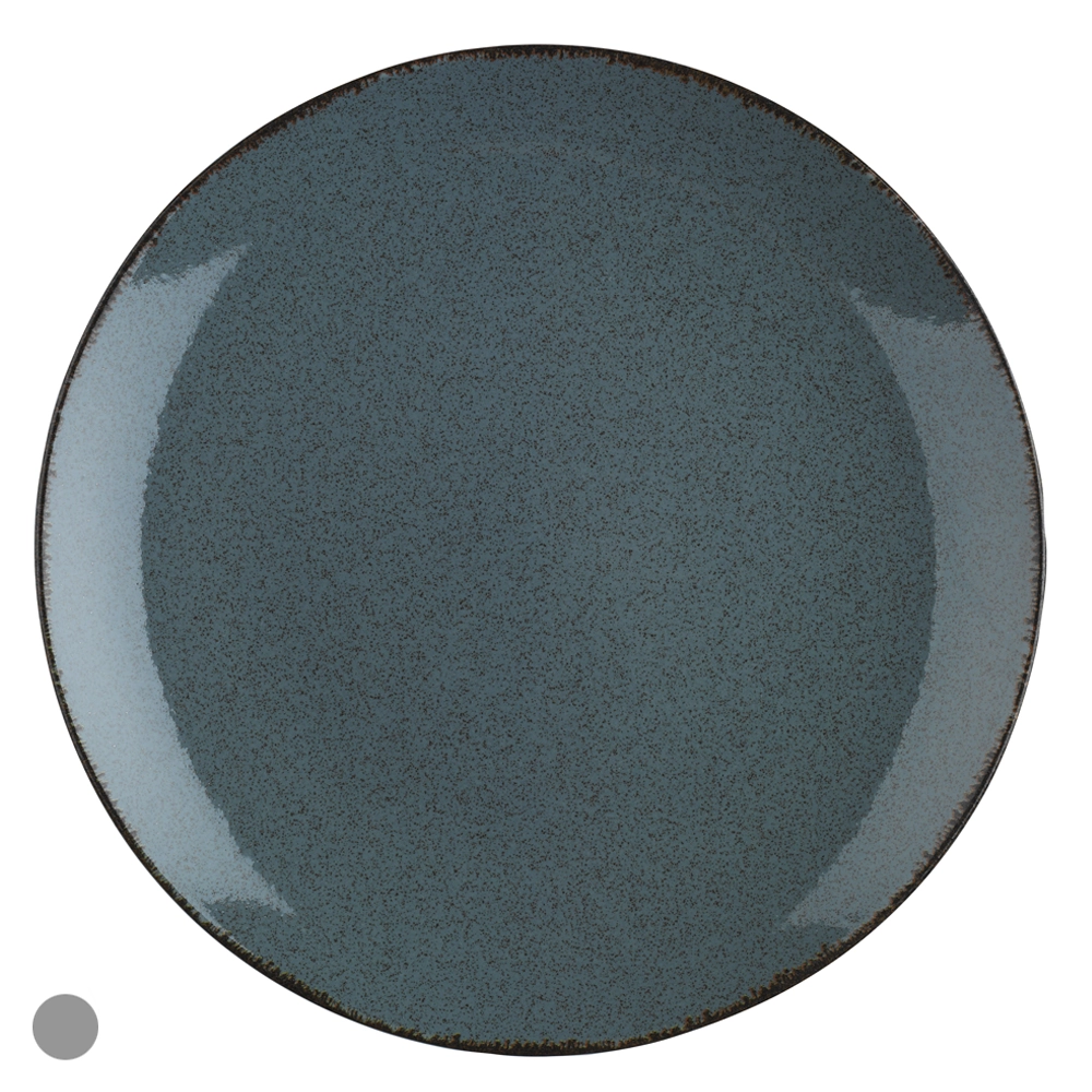 Prato Sobremesa Porcelana 21cm Color X Azul 78120001 Dea