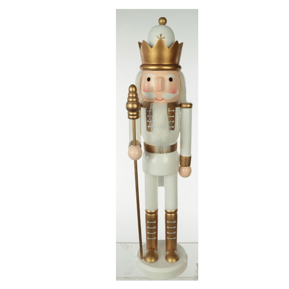 Decoracao Natal Quebra Nozes Madeira 38cm 59254001 Dea