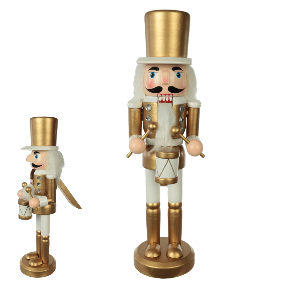Decoracao Natal Quebra Nozes Madeira 25cm 59255001 Dea