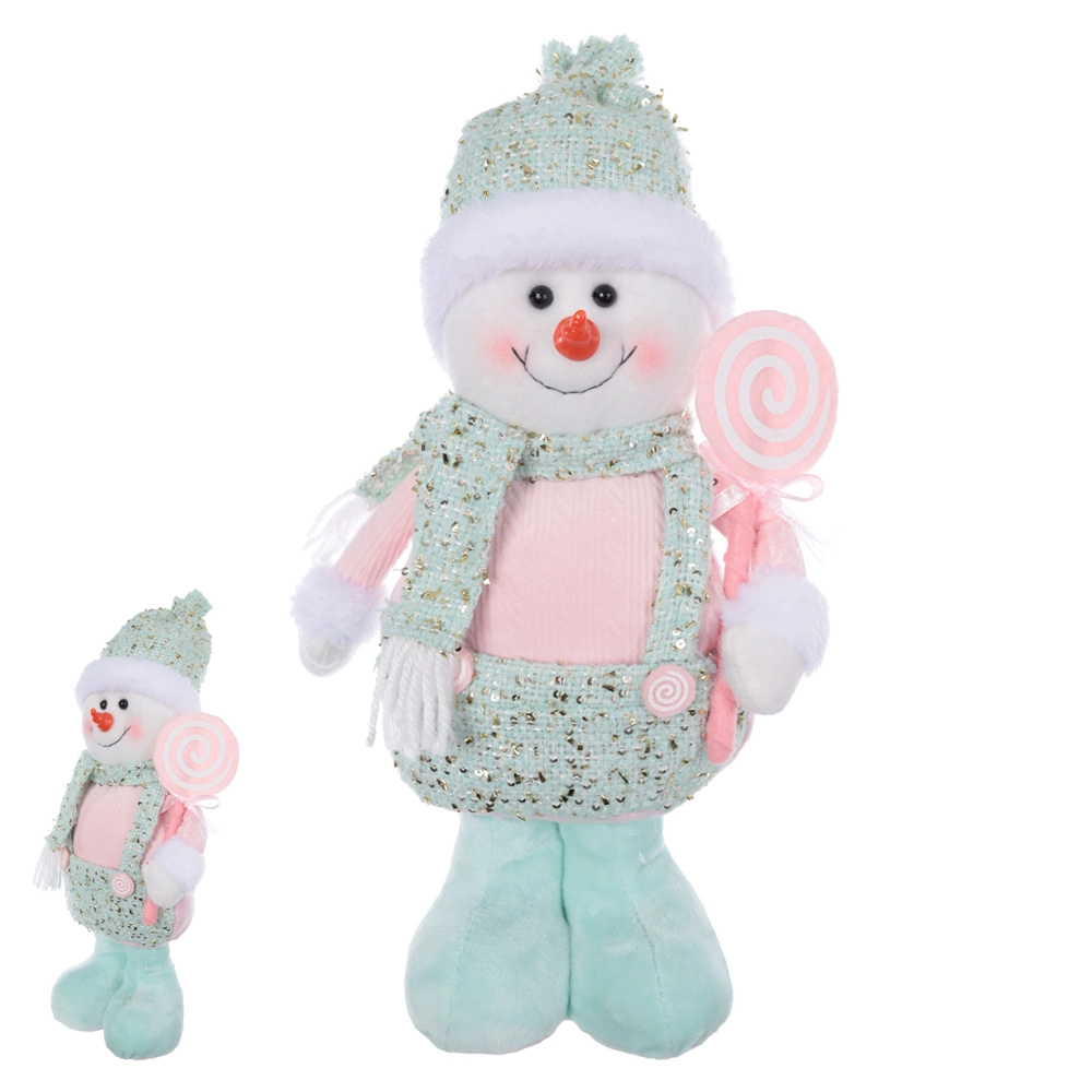 Boneco Neve Natal Pe Pirulito 47cm 59859001 Dea
