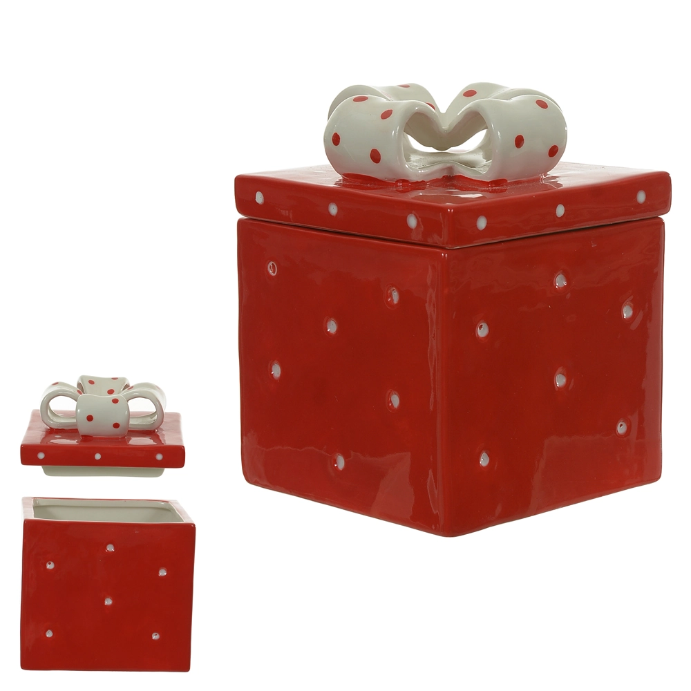 Decoracao Natal Presente Tampa 12.2x12cm 60061001 Dea