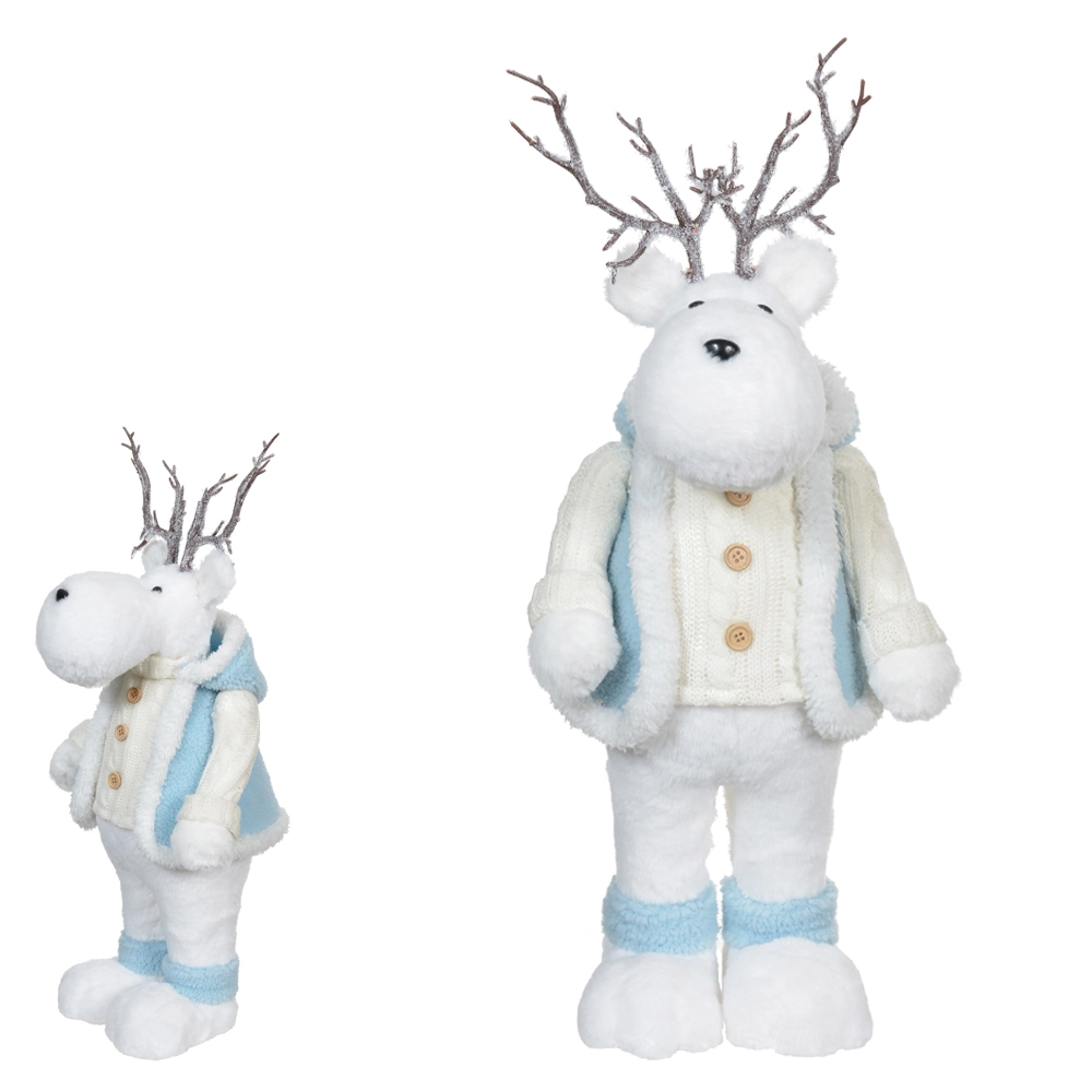 Rena Natal Pe Azul Branco 56x24cm 79941001 Dea