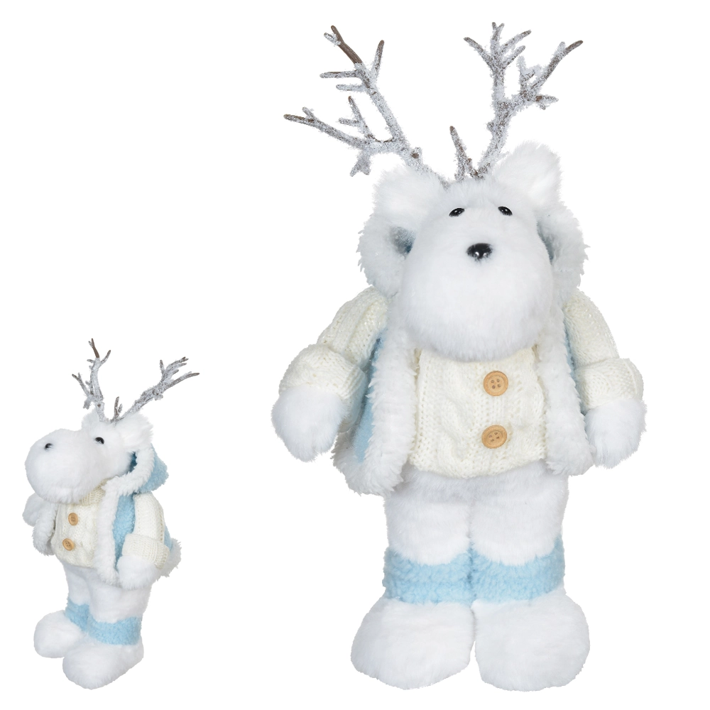 Rena Natal Pe Azul Branco 32x15cm 79942001 Dea