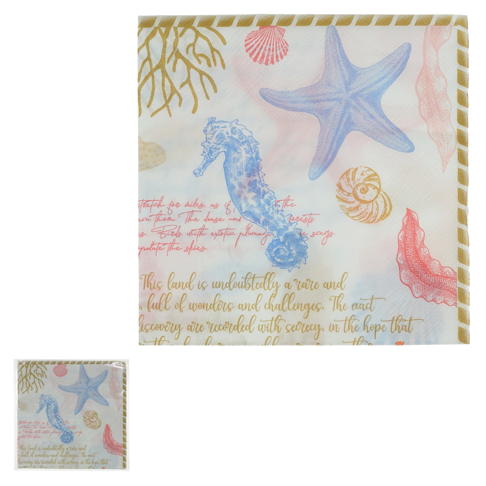 Guardanapo Papel Mar Natal 20un 33x33cm 81347001 Dea