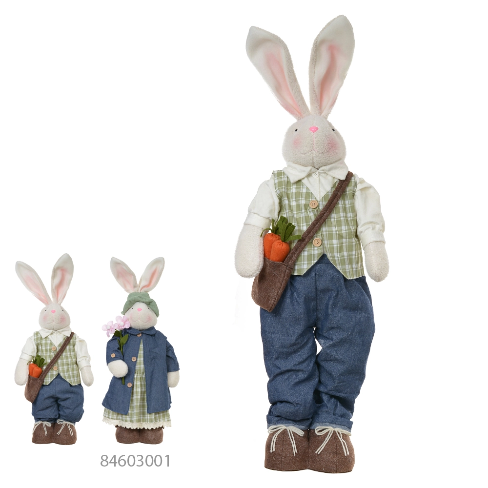 Boneco Coelho Macho Pe Verde Azul 1m 84597001 Dea