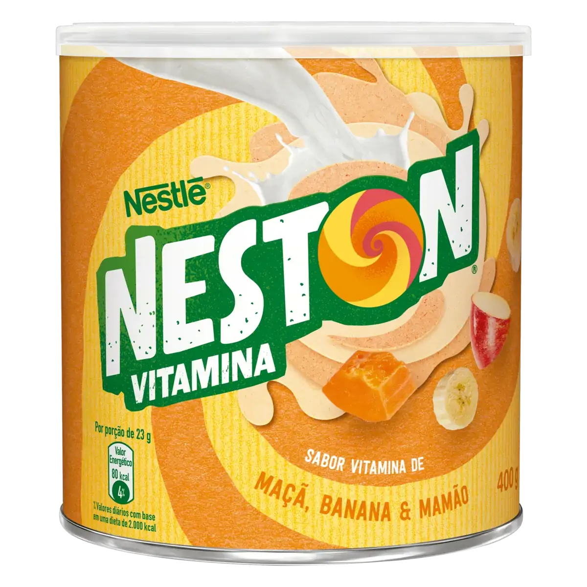 Neston Vitamina Mamao/ban/mac 400g Cx C/ 24