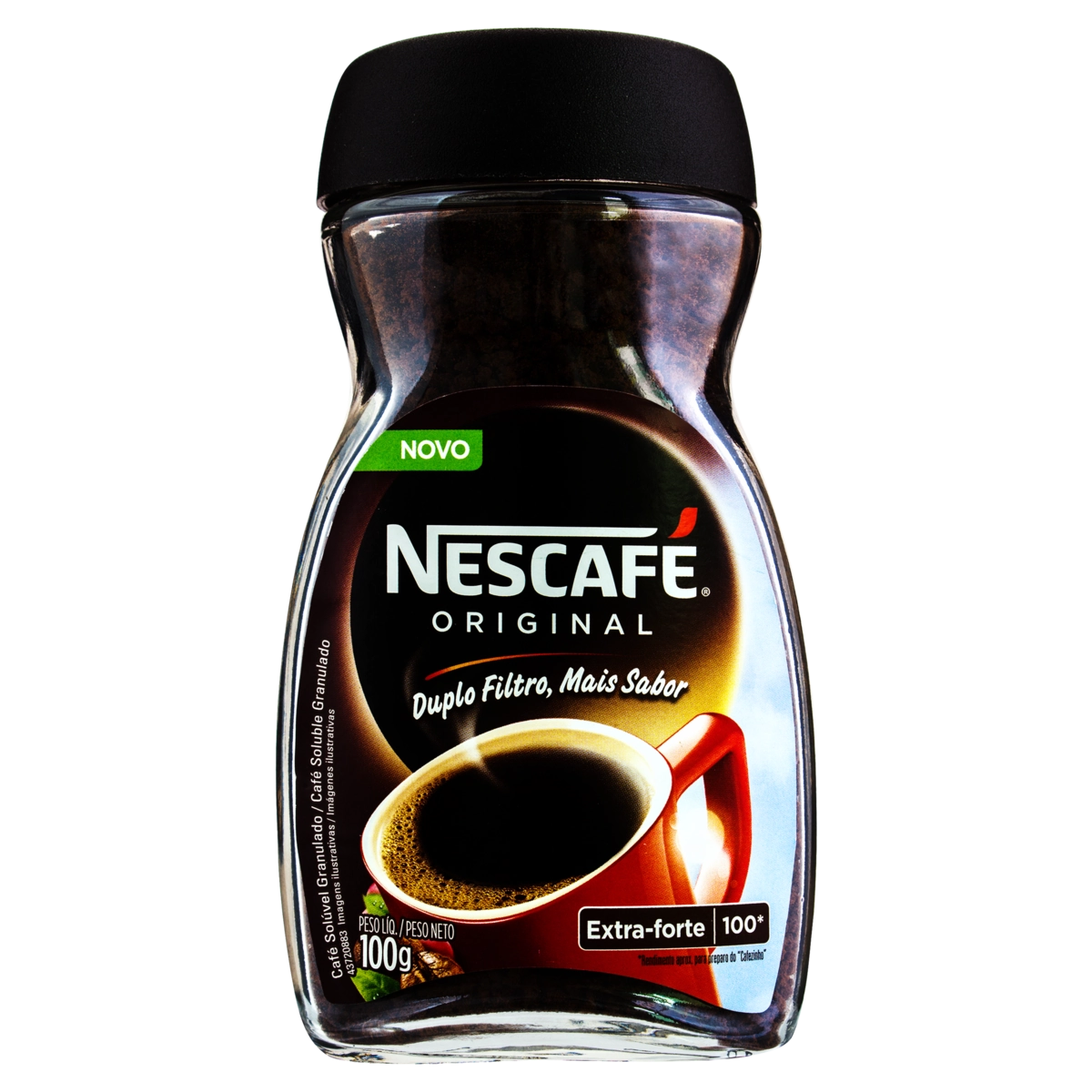 Café Solúvel Granulado Extraforte Nescafé Original Vidro 100g