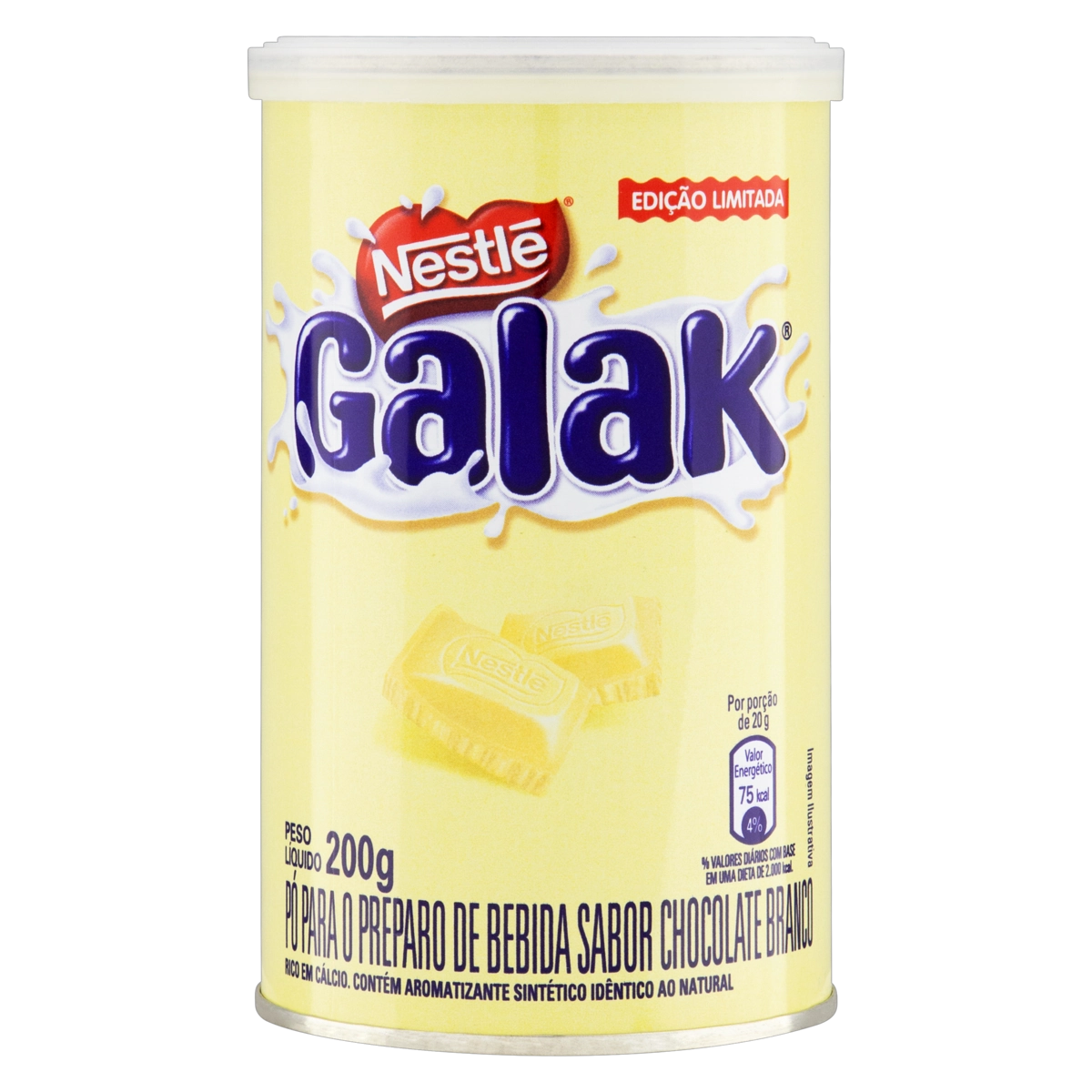 Pó Para Preparo De Bebida Galak Nestlé Lata 200g