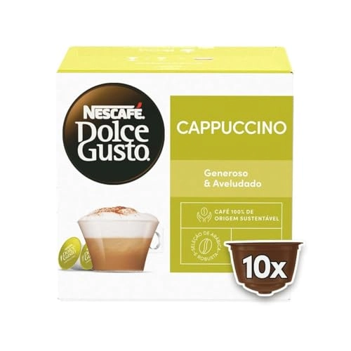 Cappuccino Em Cápsula Nescafé Dolce Gusto Caixa 117g 10 Unidades