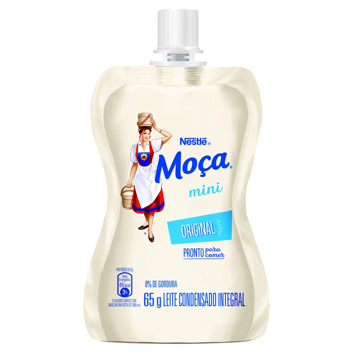 Leite Condensado Integral Original Moça Mini Squeeze 65g