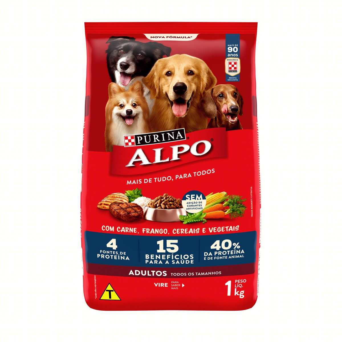 Racao Alpo/4 Sabores 1kg