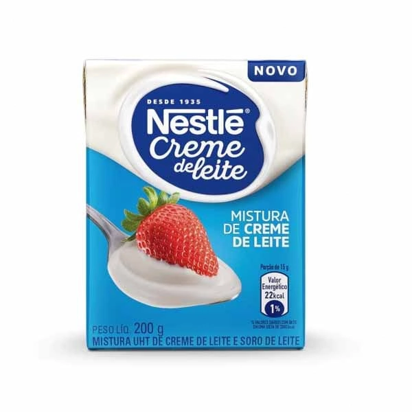 Mistura De Creme De Leite Uht Nestlé Caixa 200g